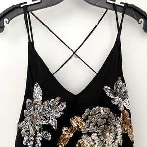 Free People sequin slip dress